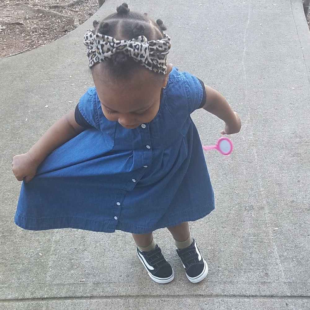 Denim dress